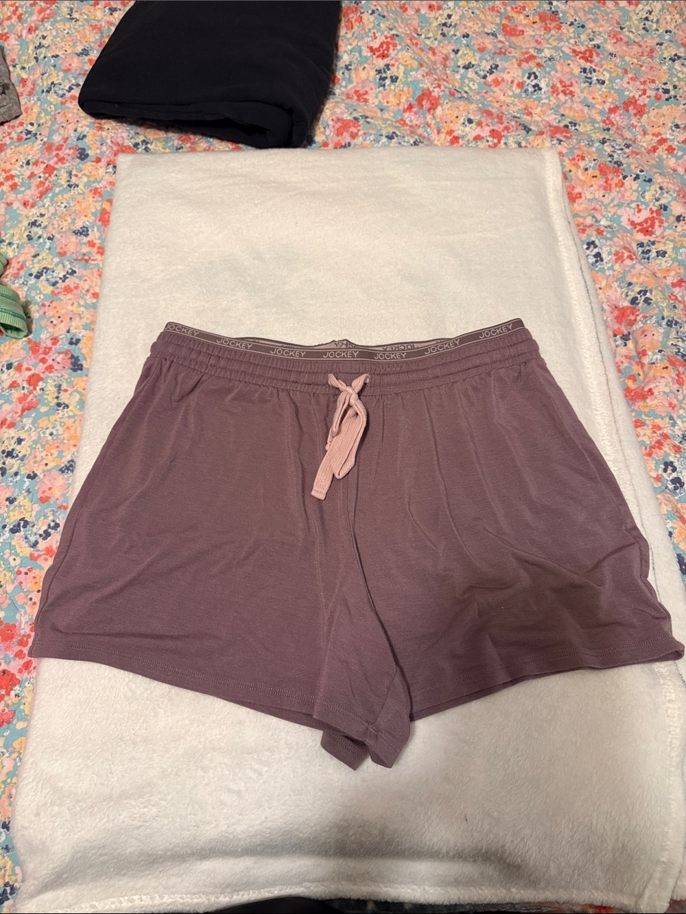 Jockey Women's Dusty Mauve Lounge Shorts with Drawstring